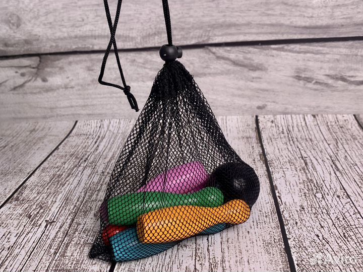 Мини боулинг деревянный кегли и шар