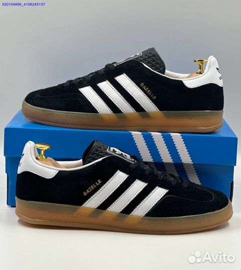 Кроссовки Adidas Gazelle Black (Арт.84897)