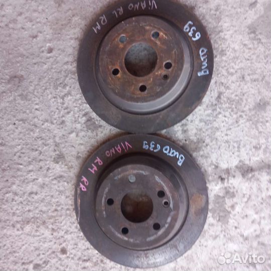 Мерседес вито диск тормозной задний