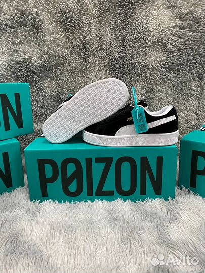 Puma Suede XL Черные оригинал Poizon