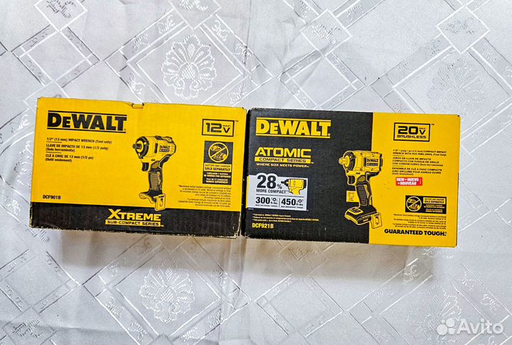 Гайковерт dewalt DCF901B и dcf921B