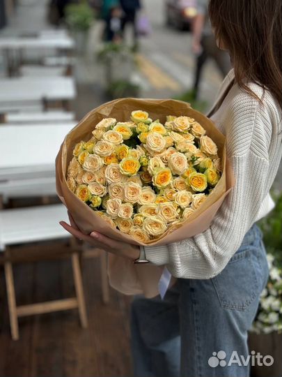 21 кустовая роза