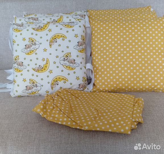 Бортики в детскую кроватку новые