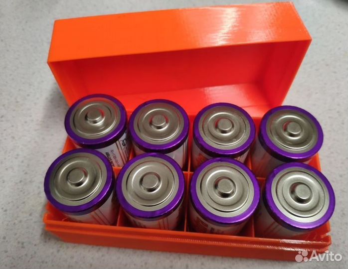 Коробки для батареек AA/AAA/C/D/PP3/CR123A и др