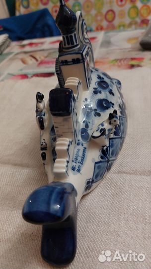Масленка гжель