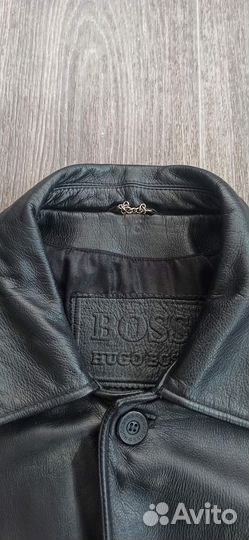 Куртка мужская кожаная(натуральная) Hugo Boss xxxl