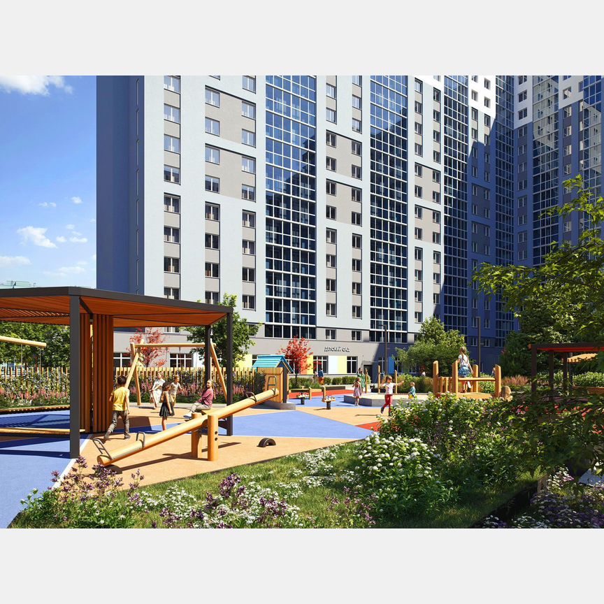 2-к. квартира, 62,1 м², 17/19 эт.