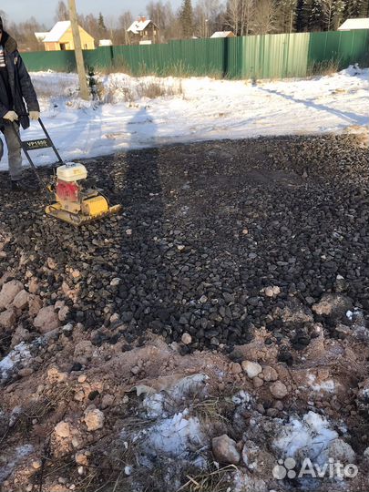 Въезд, заезд на участок, отсыпка, парковка