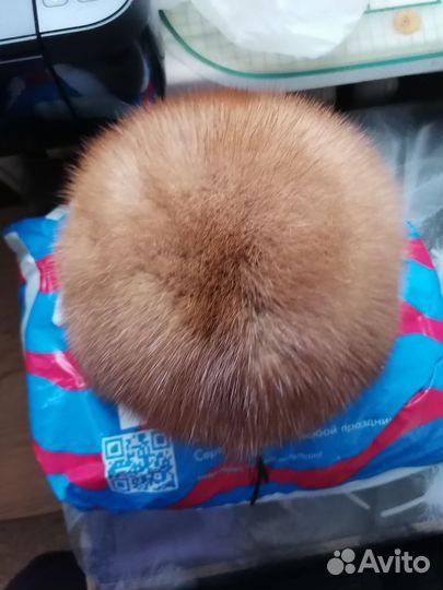 Шапка норковая объем регулируется
