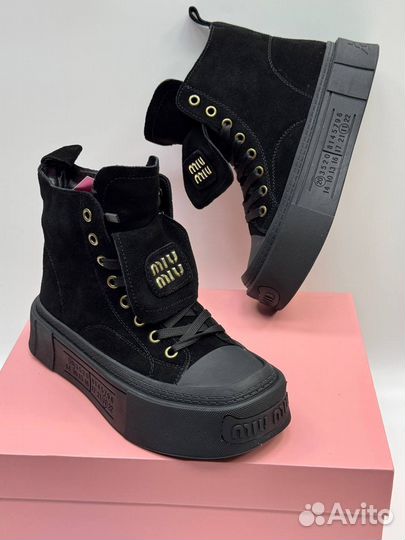 Кеды женские зимние miu miu