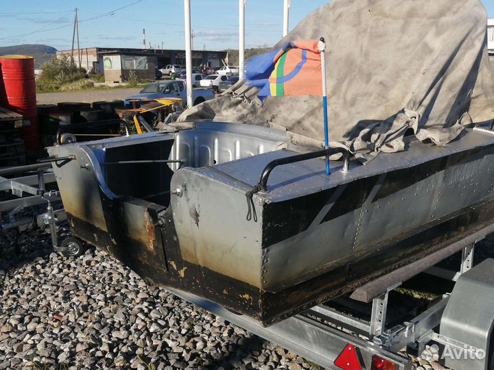 Прогресс - 2М с мотором и прицепом