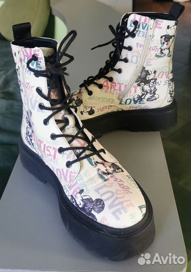 Ботинки zara 37 для девочки