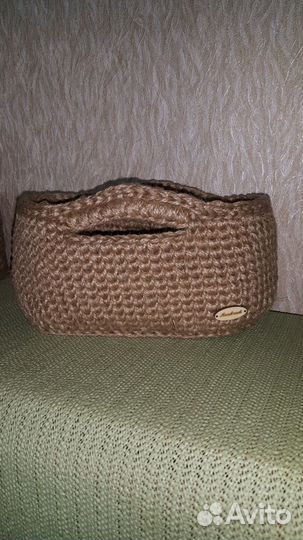 Корзинка из джута