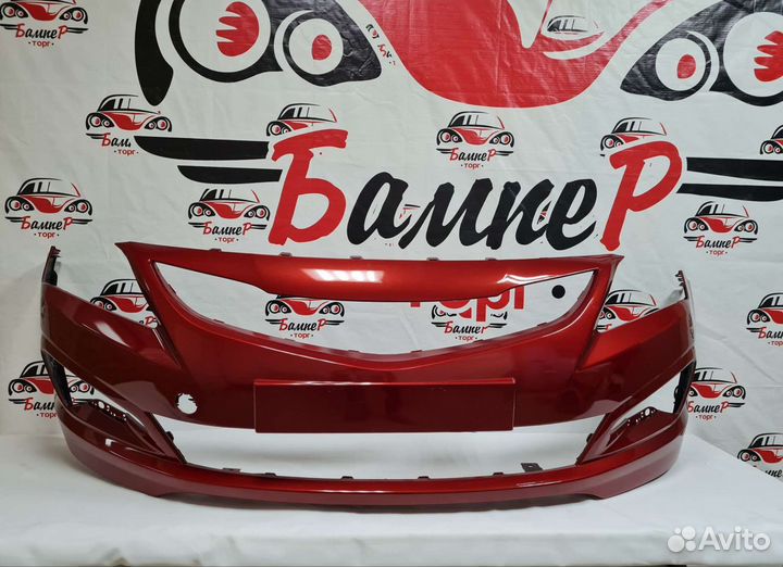 Бампер передний Hyundai Solaris 2014-2017 г. в