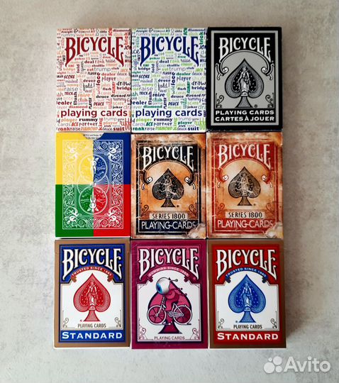 Карты Bicycle коллекционные и стандарт