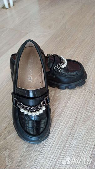 Лоферы для девочки 32 размер