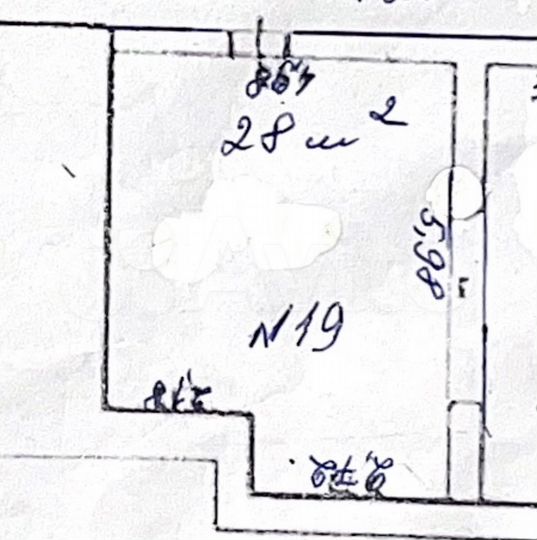 Свободного назначения, 28 м²