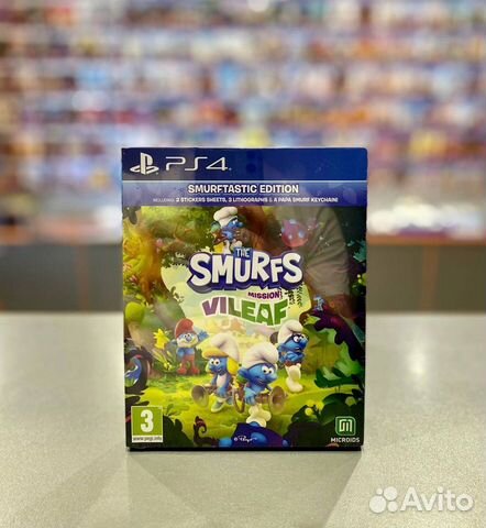 The Smurfs - Mission Vileaf PS4. Новый диск
