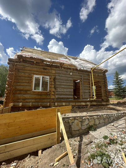 Сруб дома 7x9