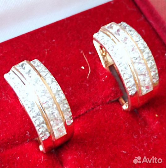 Золотые серьги