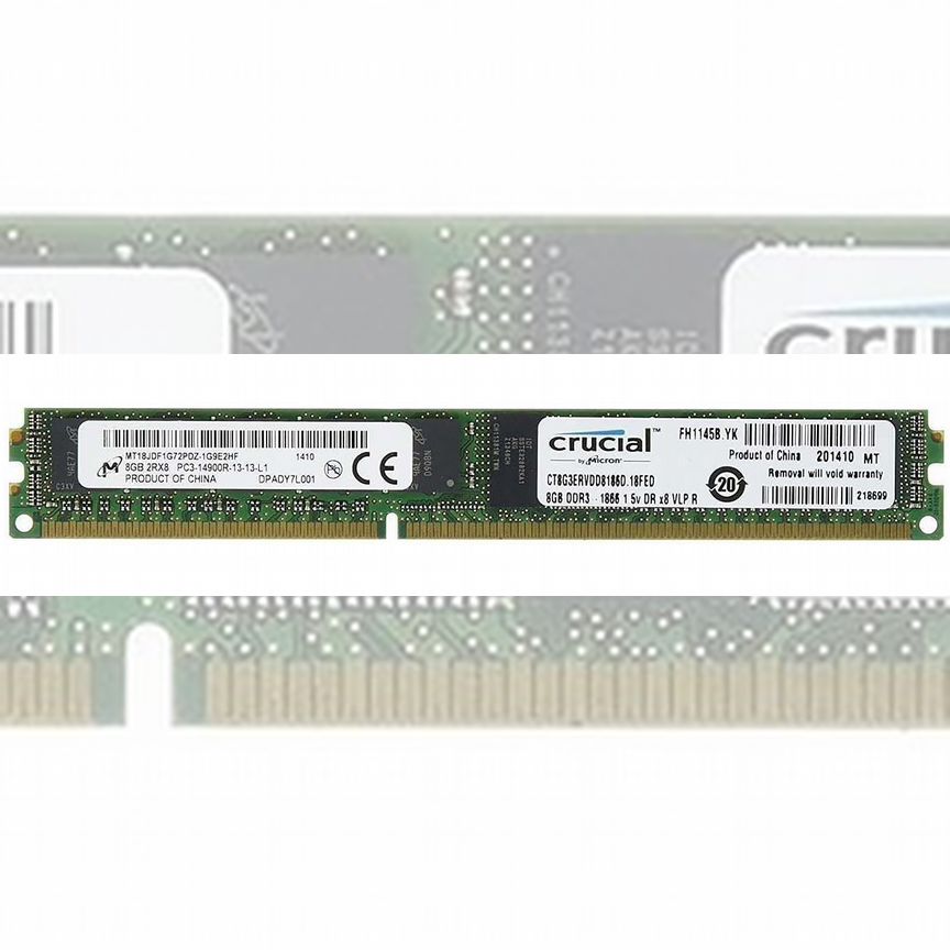 [CT8G3ERVDD8186D] Оперативная Память Crucial Ddr3 Ct8g3ervdd8186d
