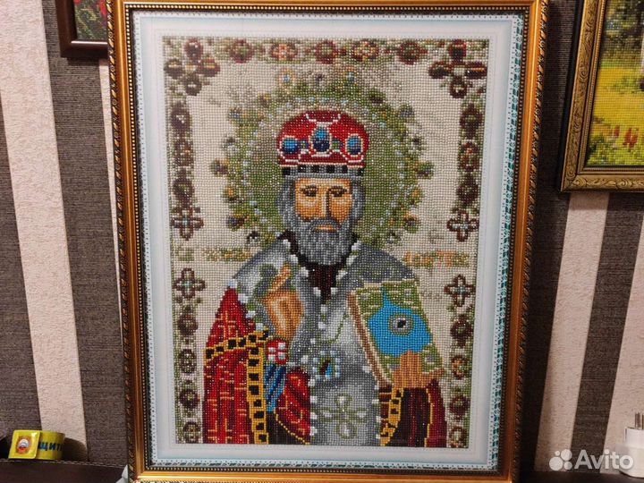 Икона алмазная мозаика