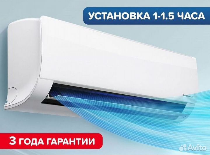 Кондиционеры с монтажом