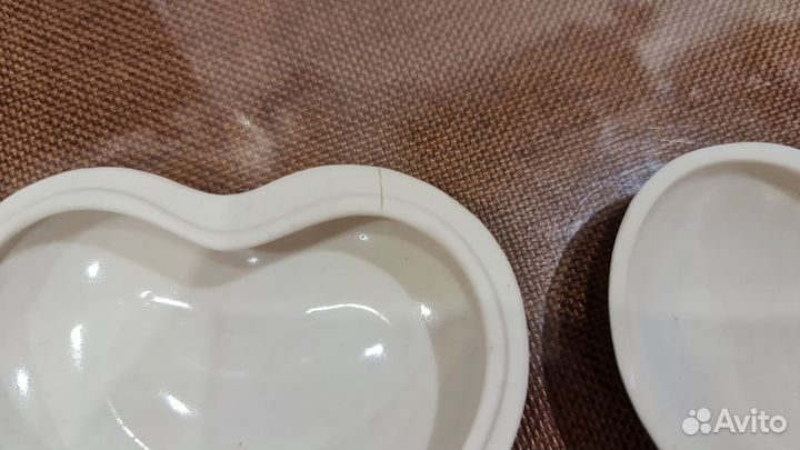 Статуэтка мини шкатулка Гжель 1980 годы фарфор