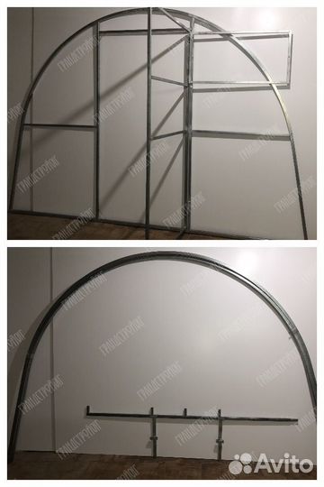 Теплицы из поликарбоната цинк из проф 25х25