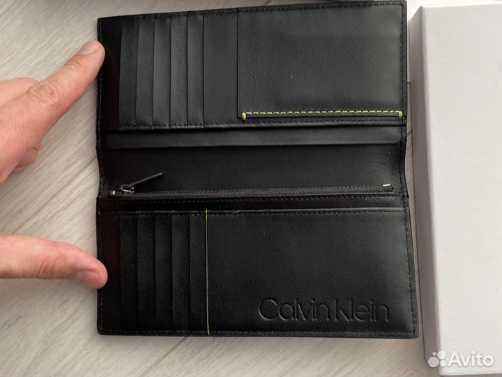 Кошелек натуральная кожа Calvin Klein