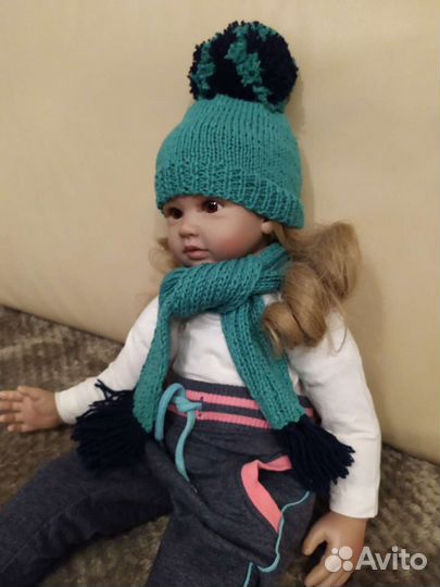 Теплая одежда для куклы 60 см