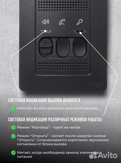 Schneider Electric Blanca Домофон. Новый