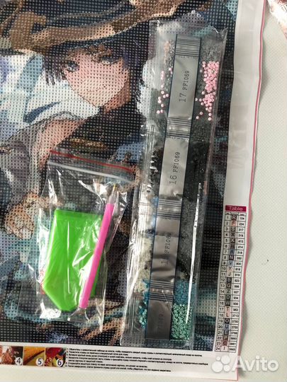 Алмазная мозаика геншин Скарамучча аниме новые