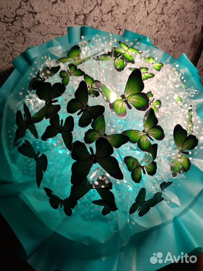 Букет из бабочек 35шт