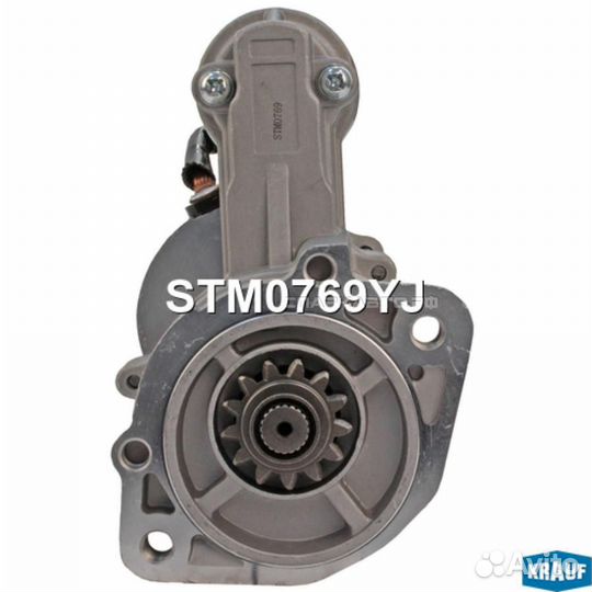 Стартер (12V,2,2kW) hyundai/mitsubishi mot.2,5TD krauf STM0769YJ Krauf STM0769YJ