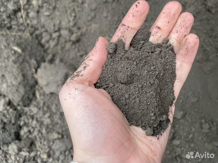 Чернозем, песок