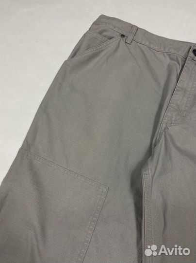 Широкие рабочие штаны двойное колено