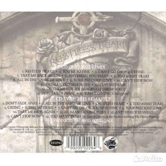 Whitesnake / Restless Heart (Deluxe Edition)(2CD)