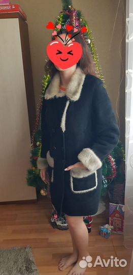 Дубленка натуральная женская 46 48