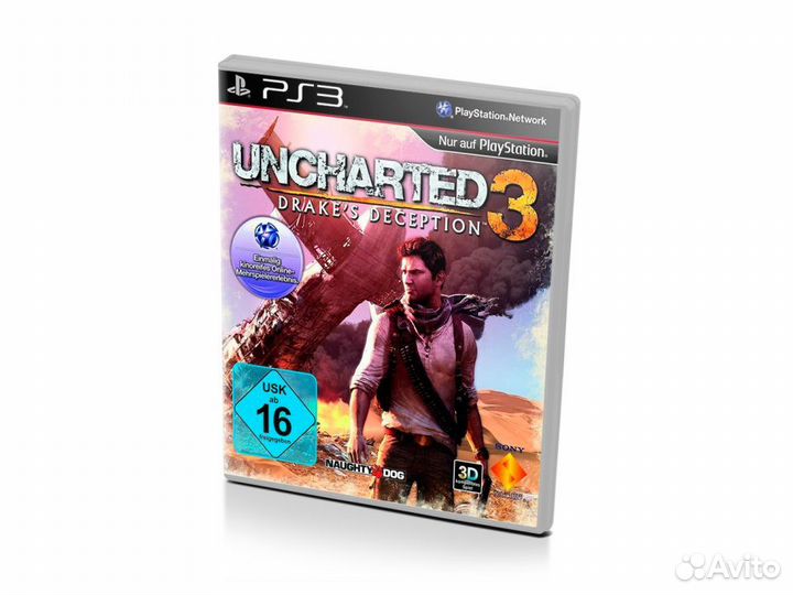 Uncharted 3 Drakes Deception витринный образец, ан