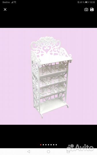 Мебель для барби (стойка для обуви и 2 стула)