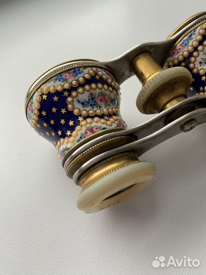 Антикварный театральный бинокль Франция