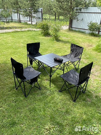 Туристический набор мебели/ Стол и 4 Стула