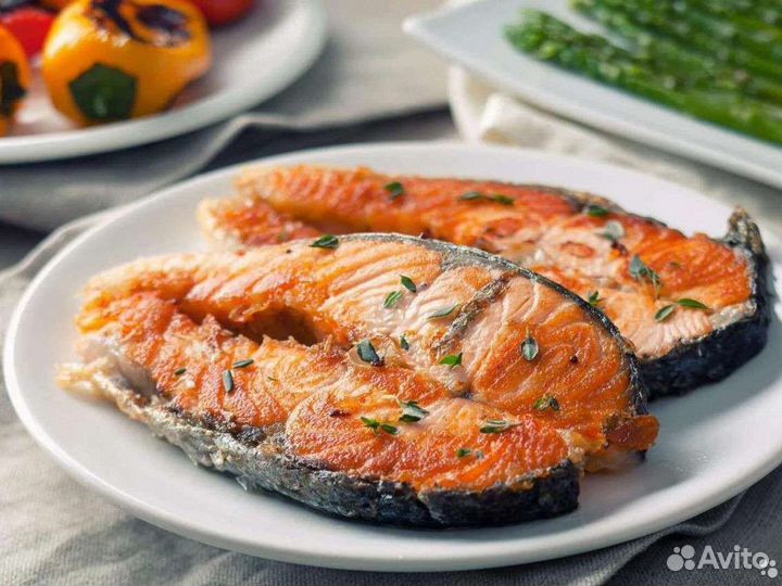 Рыба кета, нерка, кижуч, палтус, сёмга, форель