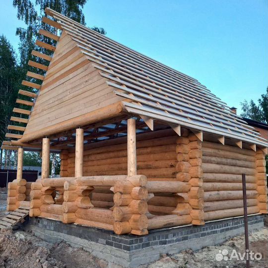 Срубы домов и бань