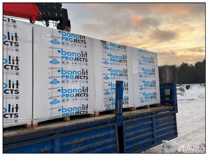 Газосиликатные блоки Bonolit с доставкой