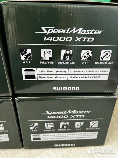 Катушка Shimano Speedmaster 14000 XTD