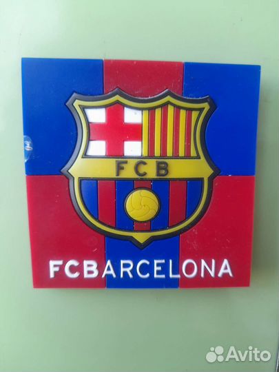 Ручка шариковая с логотипом FcBarcelona и Магнит