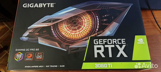 Игровая видеокарта gigabyte GeForce RTX 3060 ti