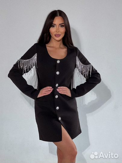 Вечернее платье пиджак